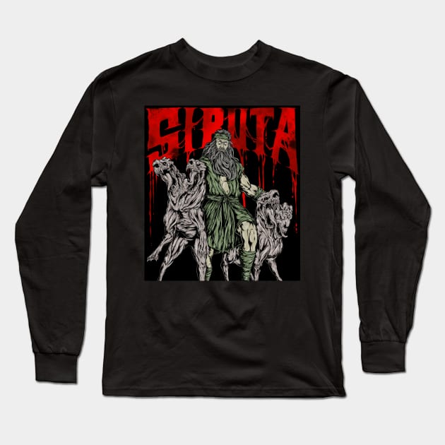 uncle metal head Long Sleeve T-Shirt by sugiartoss_